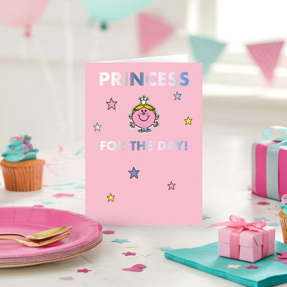 Zazoo Tattoo Mr. Men Birthday Card Includes Little Miss Princess Tattoo