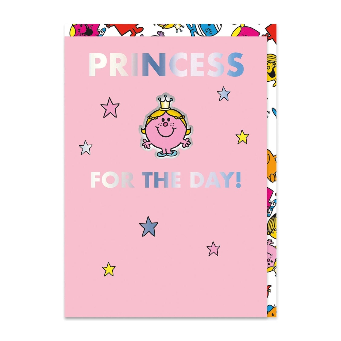 Zazoo Tattoo Mr. Men Birthday Card Includes Little Miss Princess Tattoo