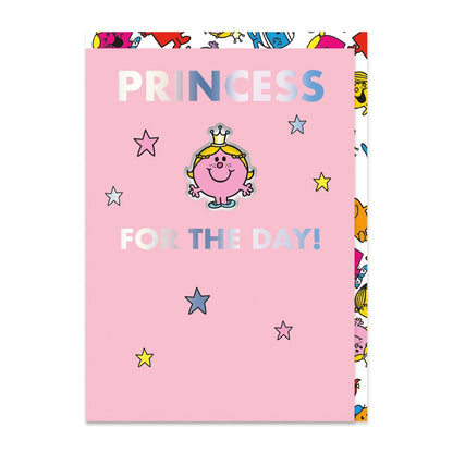 Zazoo Tattoo Mr. Men Birthday Card Includes Little Miss Princess Tattoo
