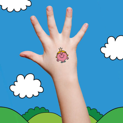 Zazoo Tattoo Mr. Men Birthday Card Includes Little Miss Princess Tattoo