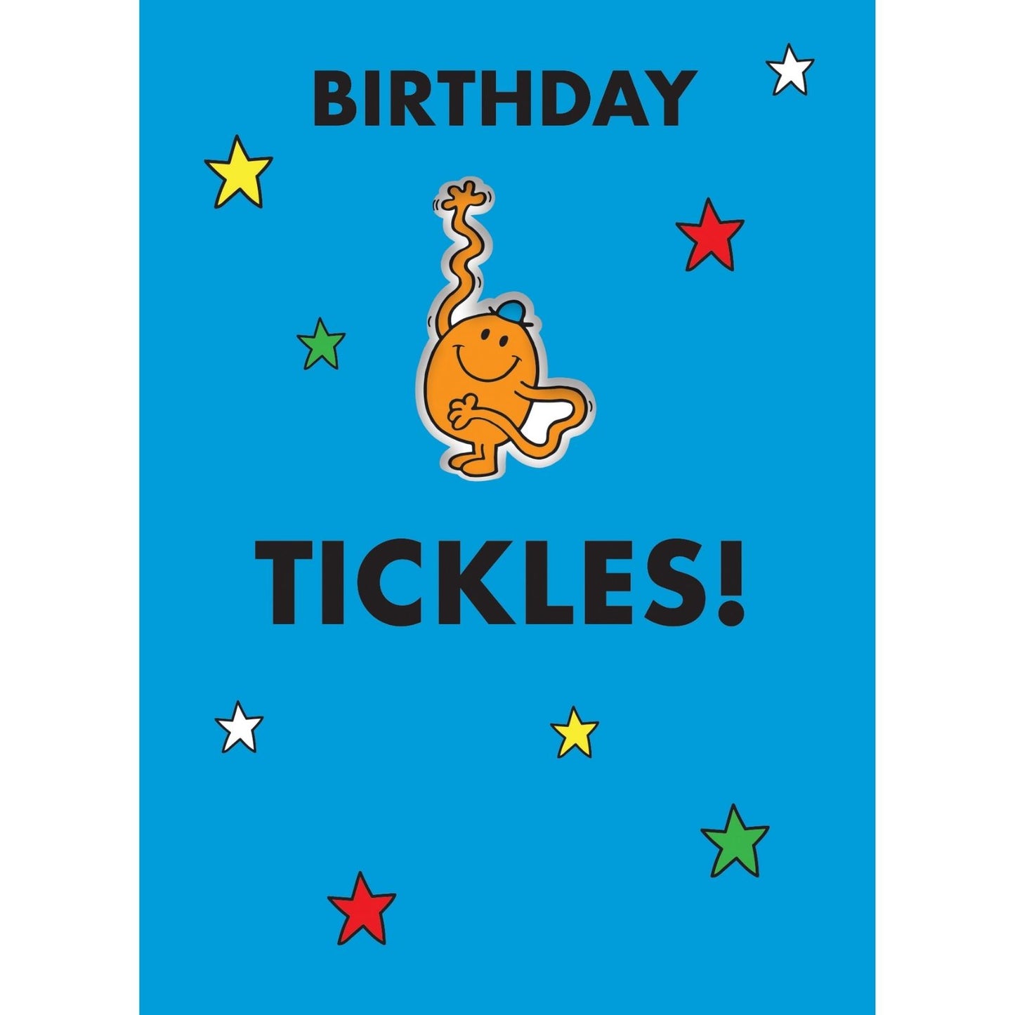 Zazoo Tattoo Mr. Men Birthday Tickles! Card Includes Mr Tickle Tattoo