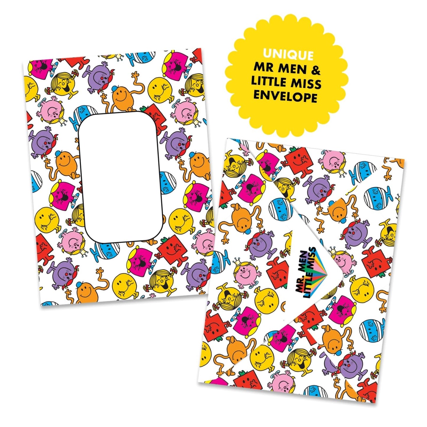 Zazoo Tattoo Mr. Men Birthday Tickles! Card Includes Mr Tickle Tattoo