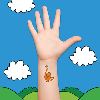 Zazoo Tattoo Mr. Men Birthday Tickles! Card Includes Mr Tickle Tattoo
