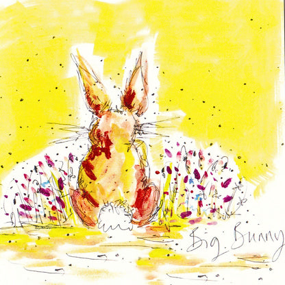 Tabitha Corbett 'Big Bunny' Bunnytastic Fun! Artistic Easter Greeting Card