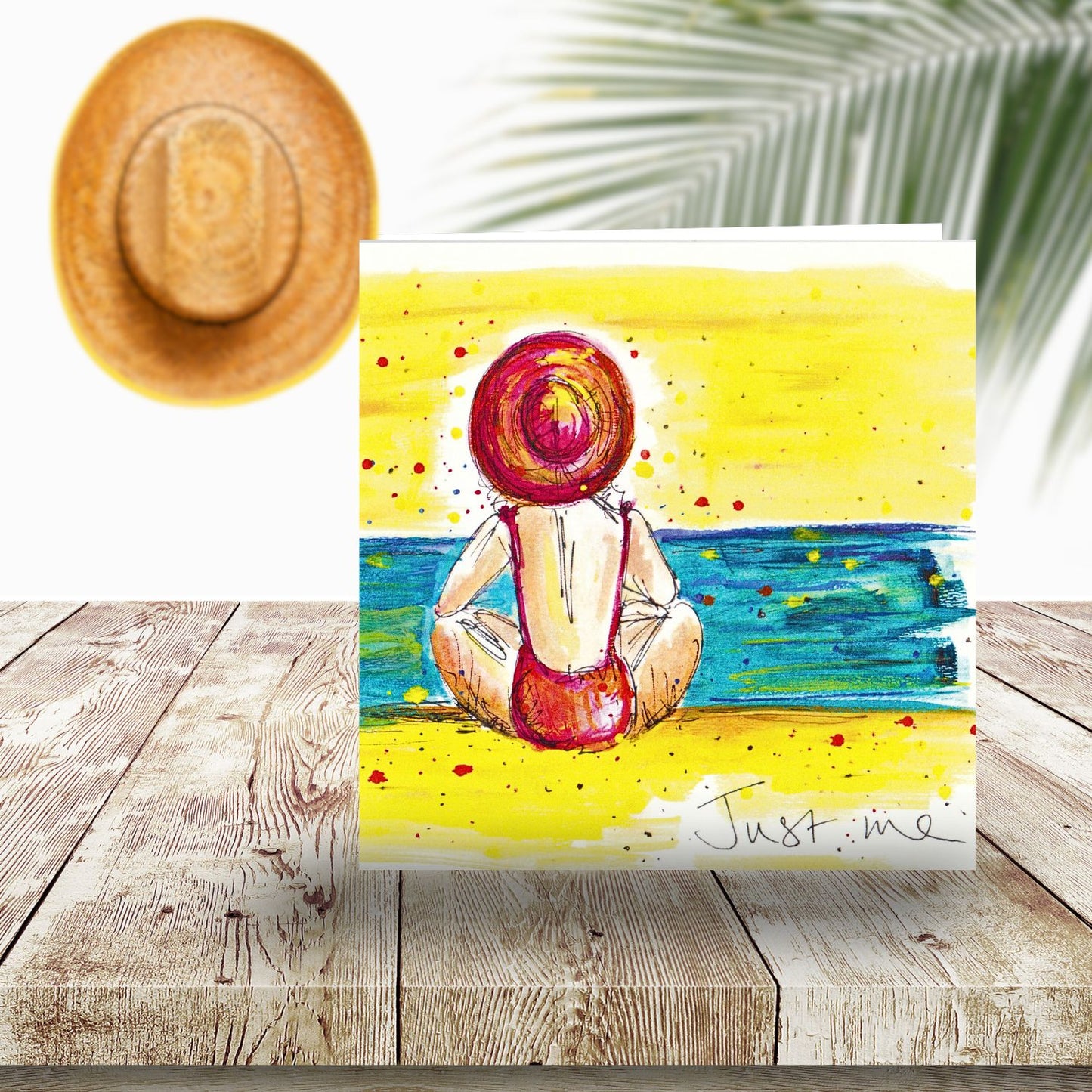 Tabitha Corbett 'Just Me' Daydreams Delight! Artistic Greeting Card