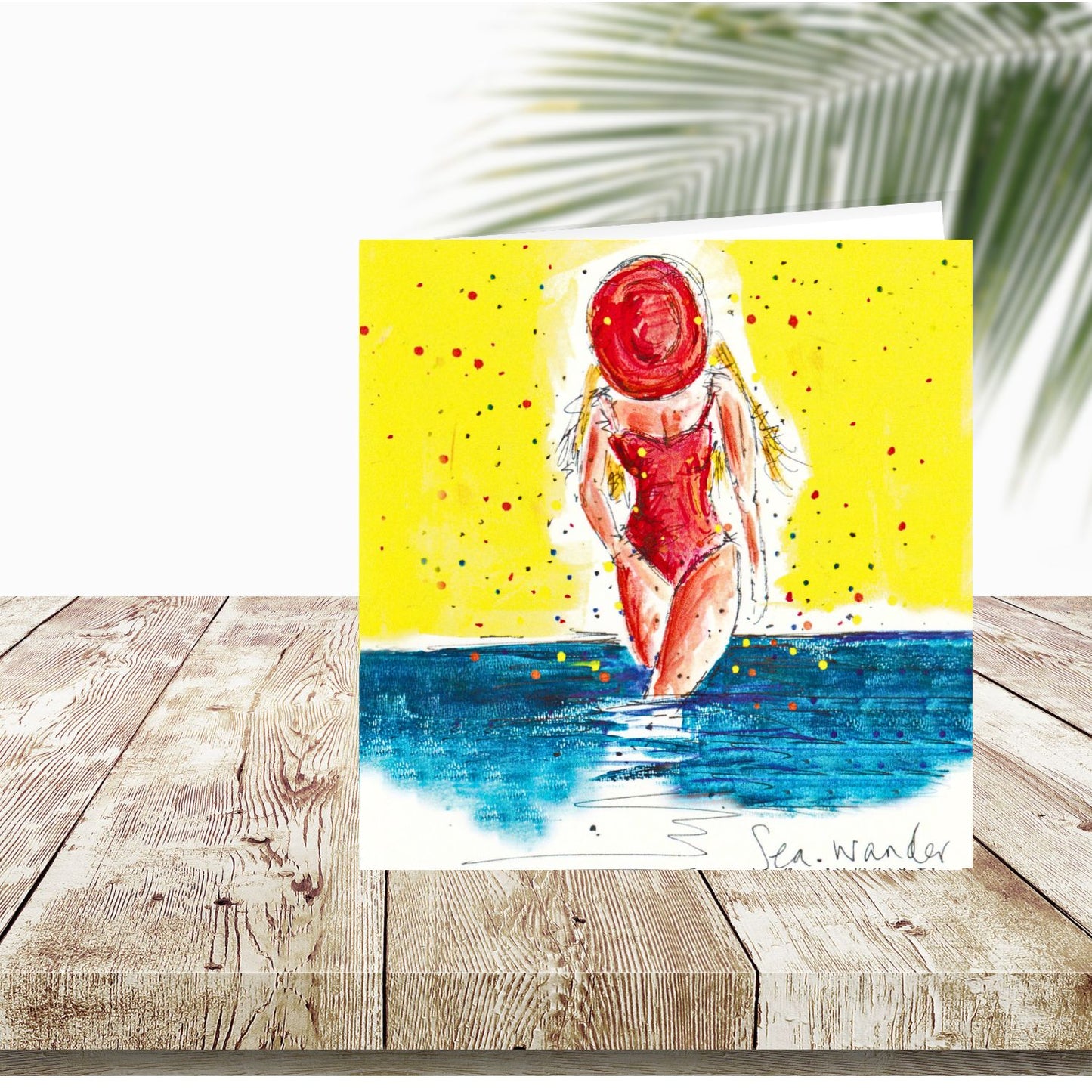 Tabitha Corbett 'Sea Wander' Sunny Splash! Artistic Greeting Card