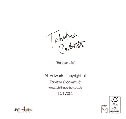 Tabitha Corbett 'Harbour Life' Bobbing Fun Adventure! Artistic Greeting Card