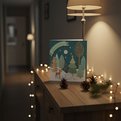 Thinking Of You Embellished Christmas Greeting Card