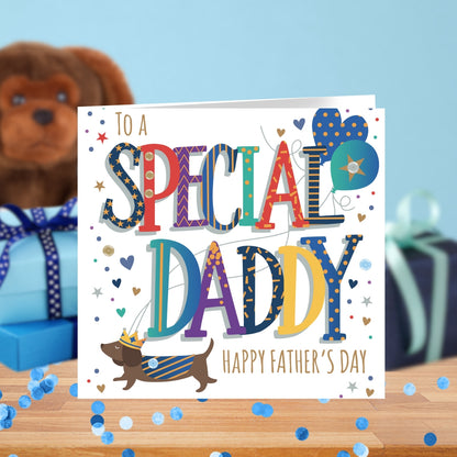 To A Special Daddy Embellished Father's Day Card