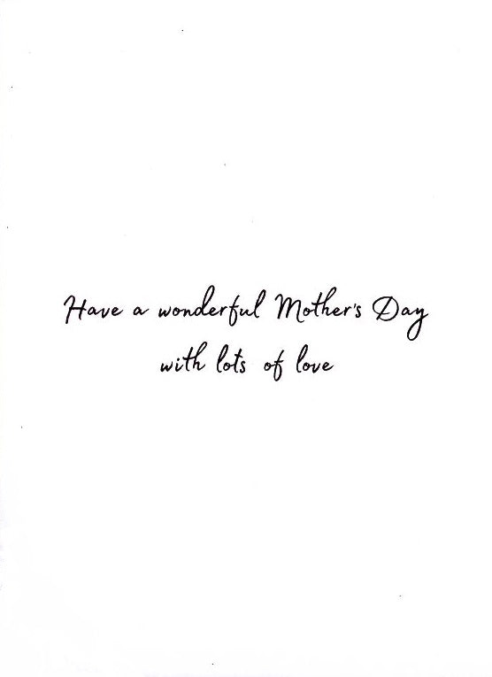 Happy Mother's Day Mum Foiled & Embellished Mother's Day Card