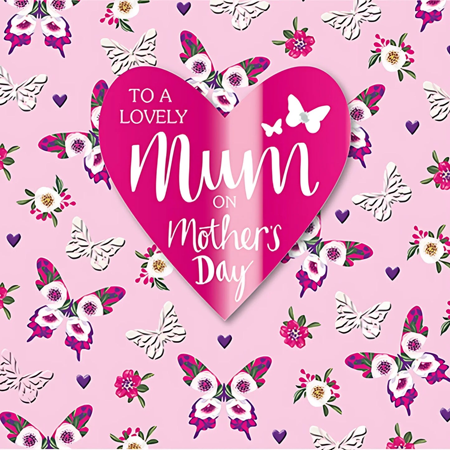 Mum Butterflies Happy Mother's Day Greeting Card