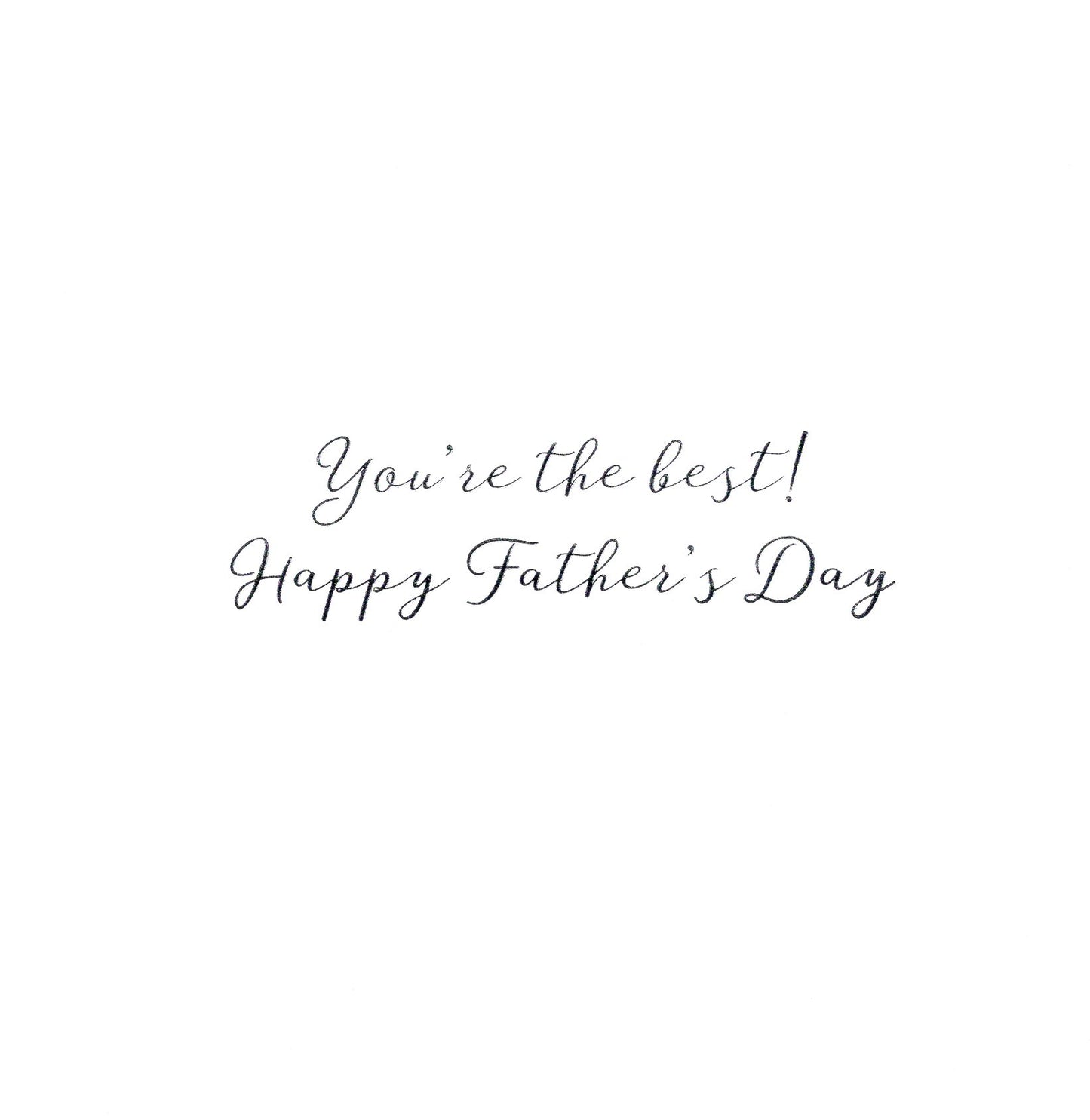 No. 1 Dad Happy Father's Day Greeting Card