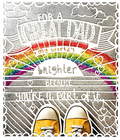 For A Great Dad Happy Father's Day Card