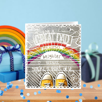 For A Great Dad Happy Father's Day Card