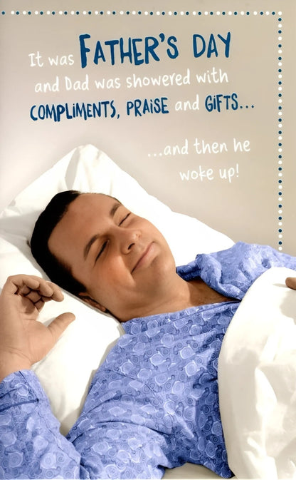 Funny Spoil Dad Father's Day Card