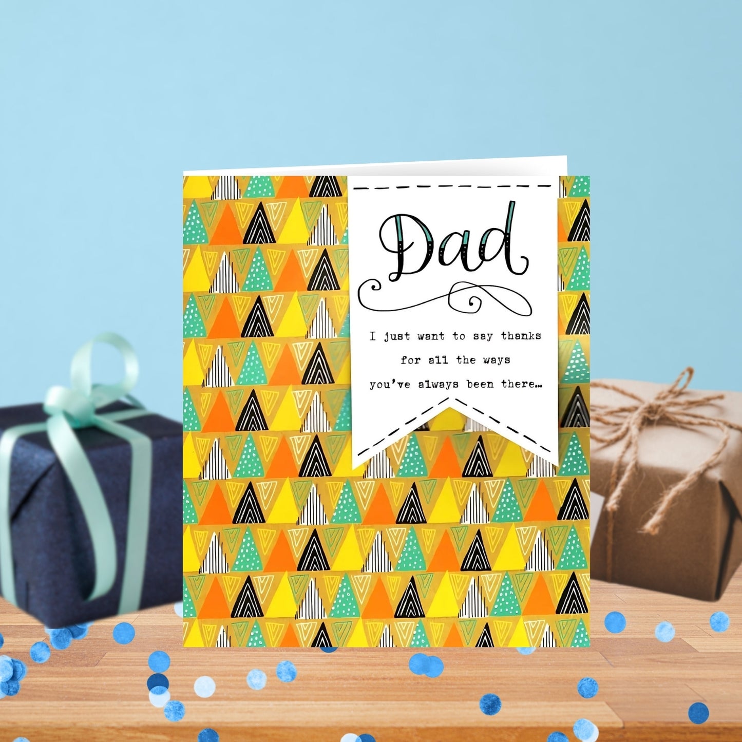 Thanks Dad Embellished Father's Day Card