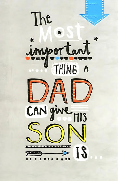 Dad From Your Son Happy Father's Day Card