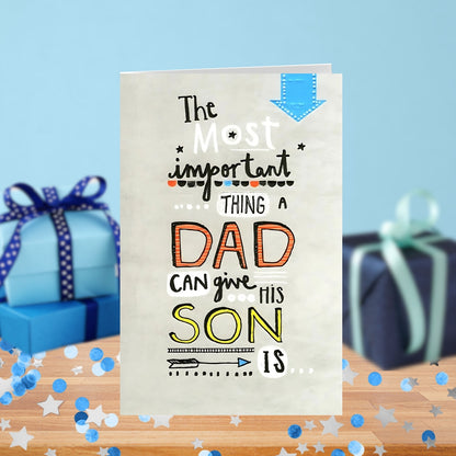 Dad From Your Son Happy Father's Day Card