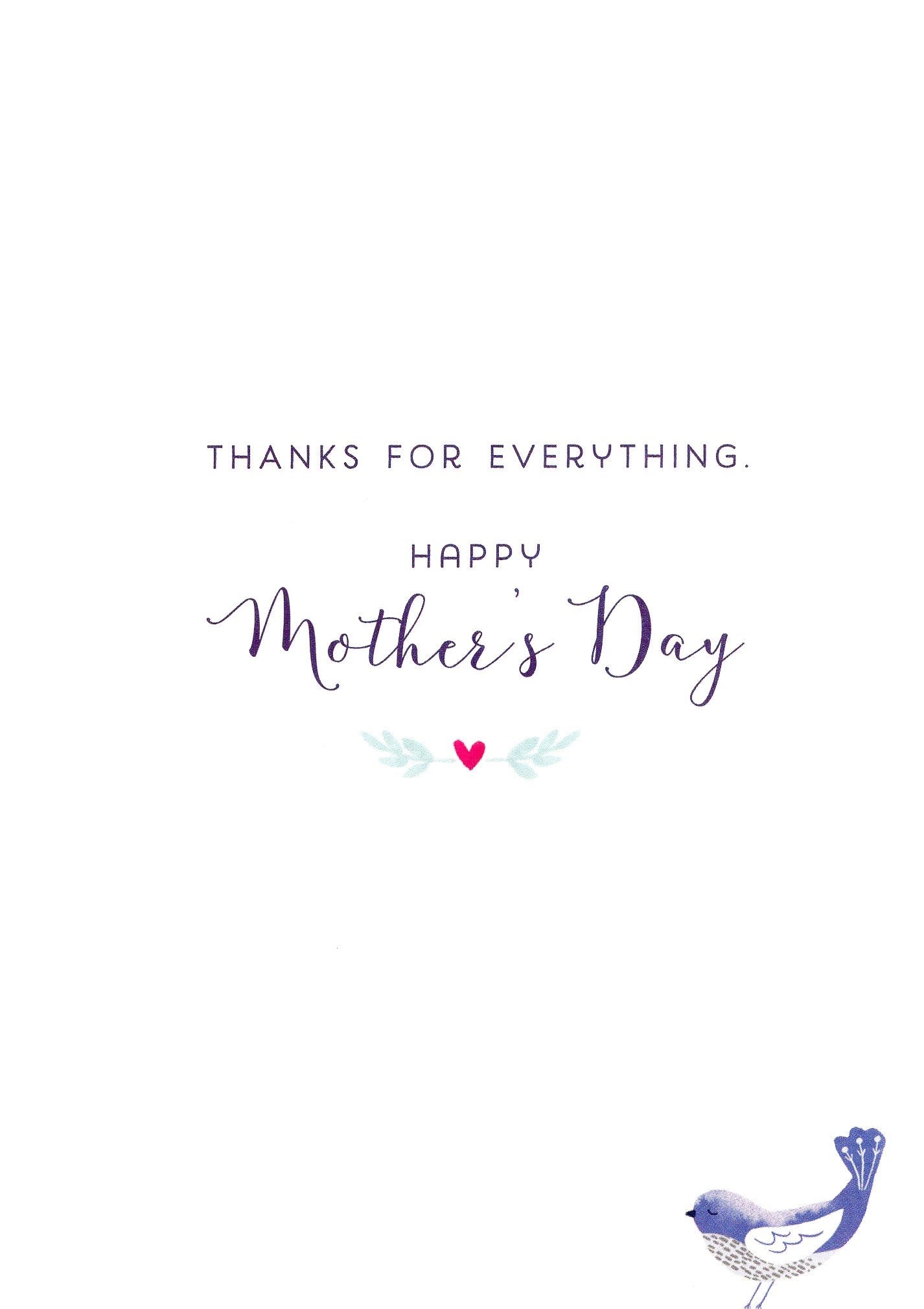Mother's Day Card With Love