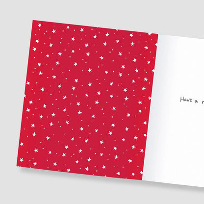 Dog Christmas Card Merry Christmas To The Best Dog Festive Dogs Xmas Greetings