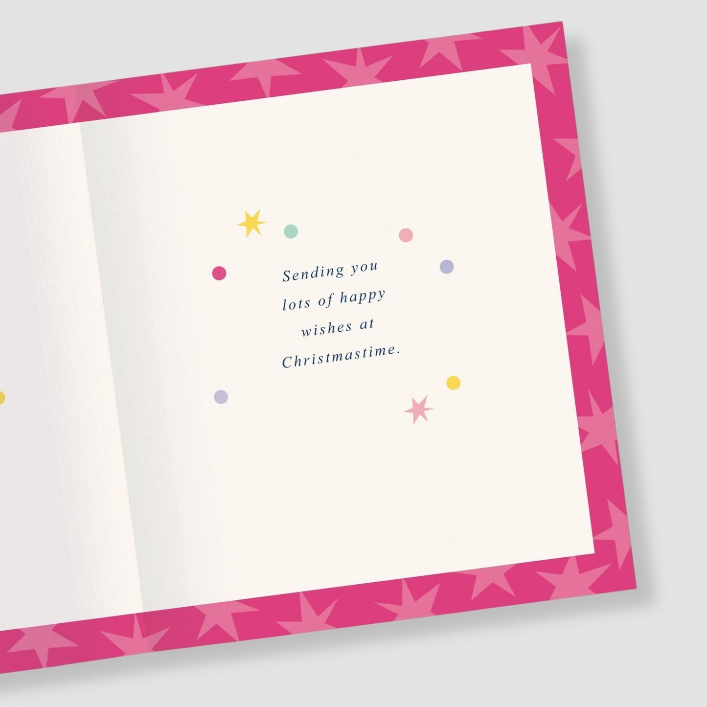 Lovely Sister Christmas Card Foiled Festive Cracker & Gifts Xmas Greetings