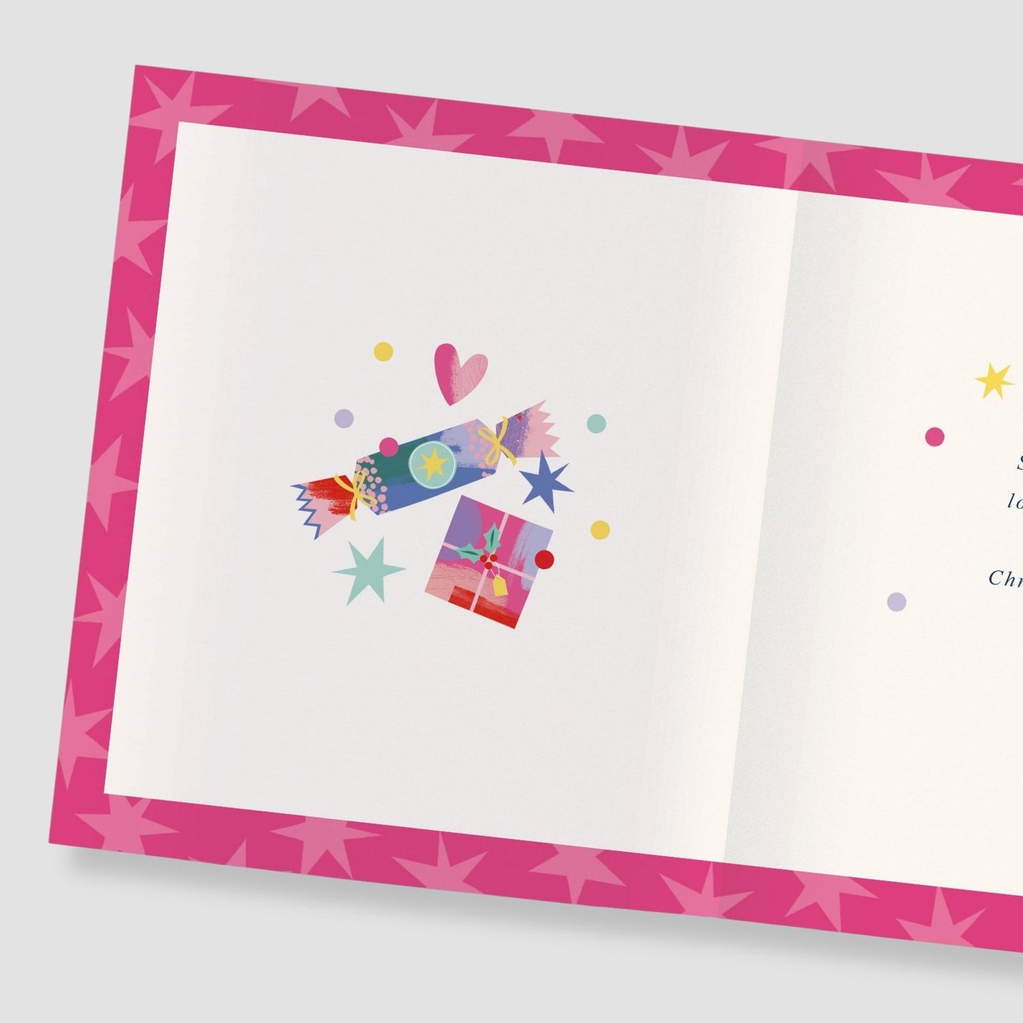 Lovely Sister Christmas Card Foiled Festive Cracker & Gifts Xmas Greetings