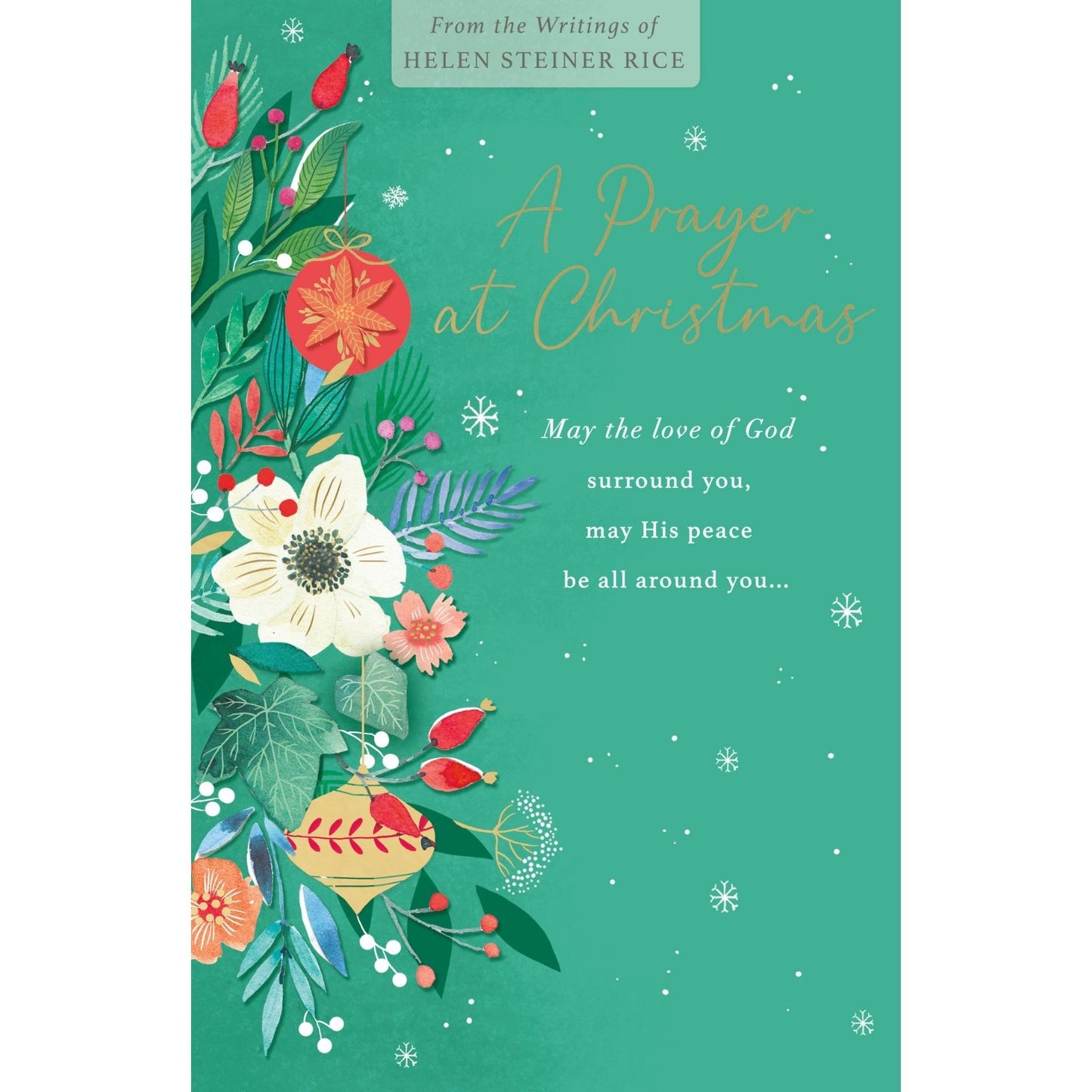 Helen Steiner Rice Christmas Card A Prayer At Christmas Religious Xmas Greetings