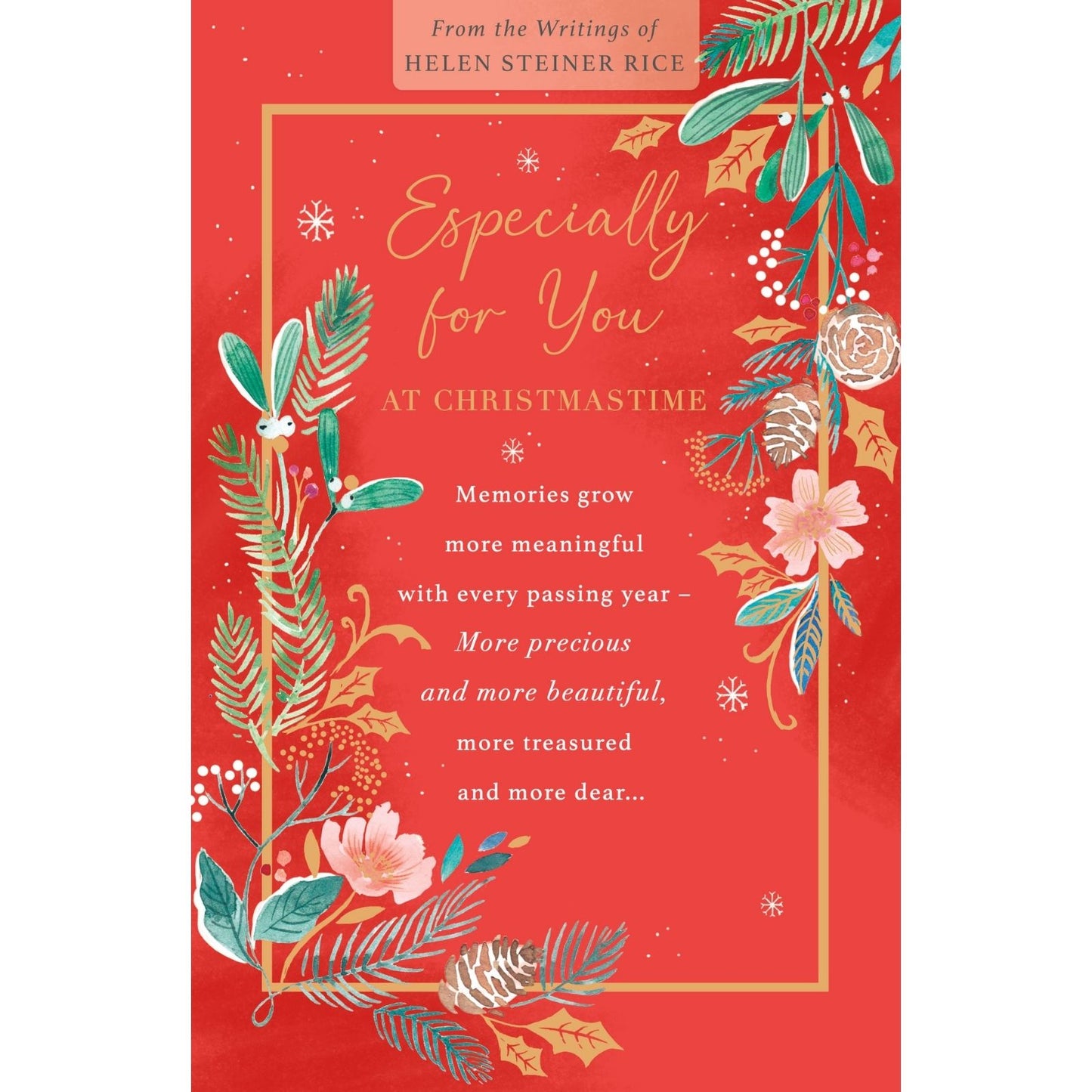 Helen Steiner Rice Christmas Card Especially For You Religious Xmas Greetings