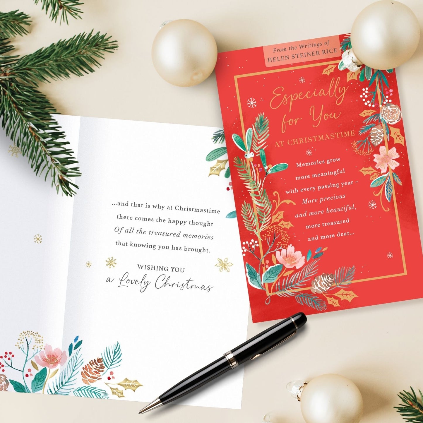 Helen Steiner Rice Christmas Card Especially For You Religious Xmas Greetings