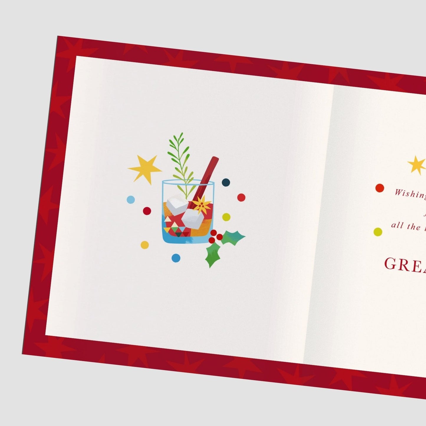 Uncle Christmas Card Happy Christmas Foiled Festive Tipple Xmas Greetings