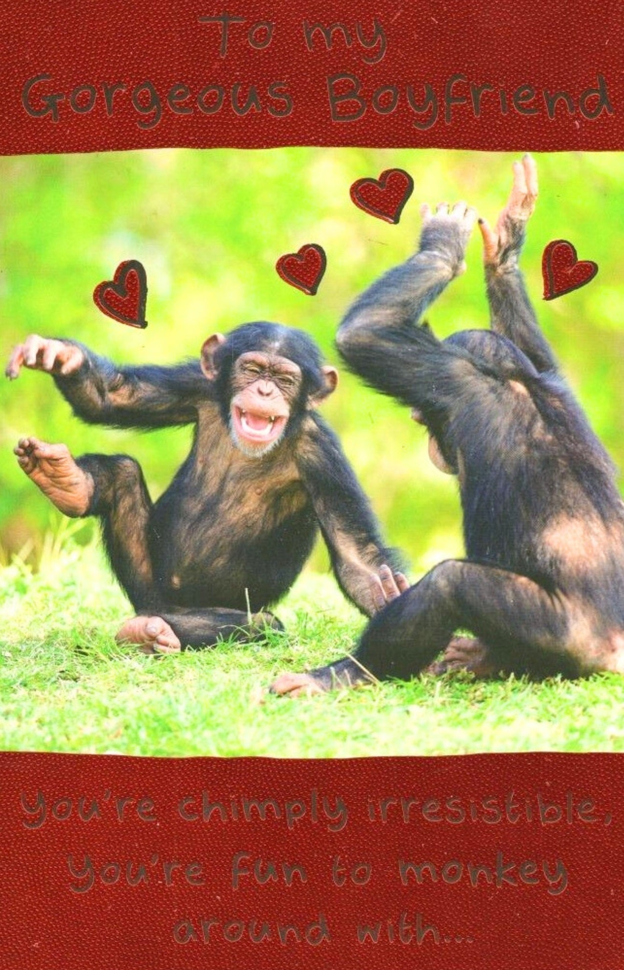 Funny Gorgeous Boyfriend Valentine's Day Greeting Card