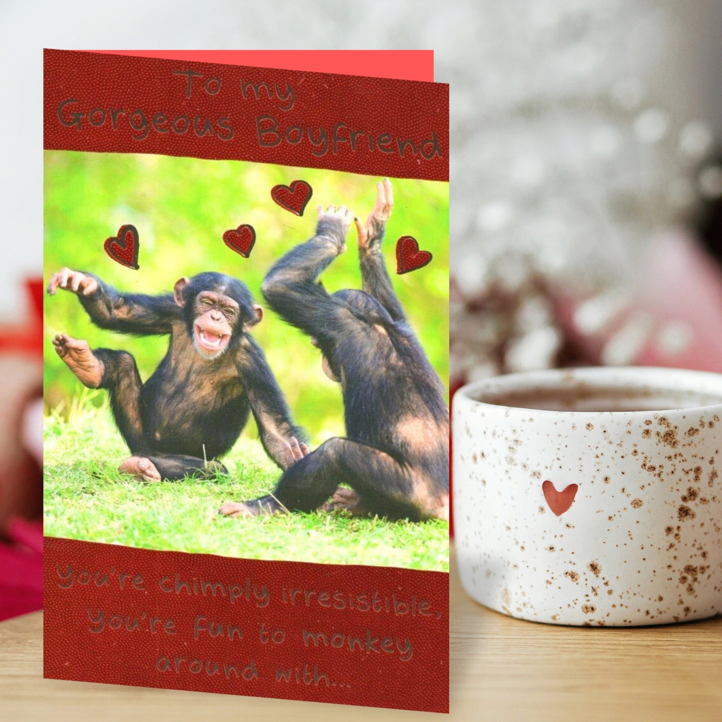 Funny Gorgeous Boyfriend Valentine's Day Greeting Card