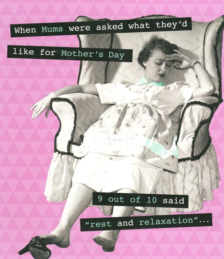 Funny Mum Retro Humour Happy Mother's Day Card