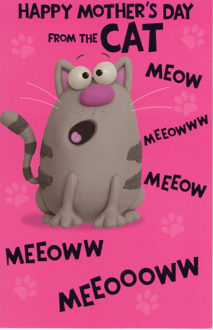 Happy Mother's Day From The Cat Card