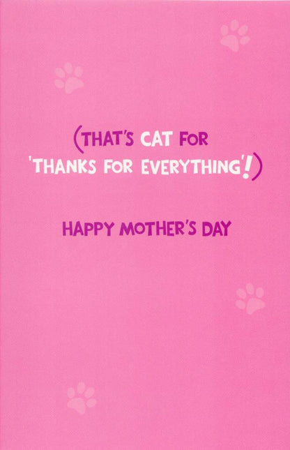 Happy Mother's Day From The Cat Card