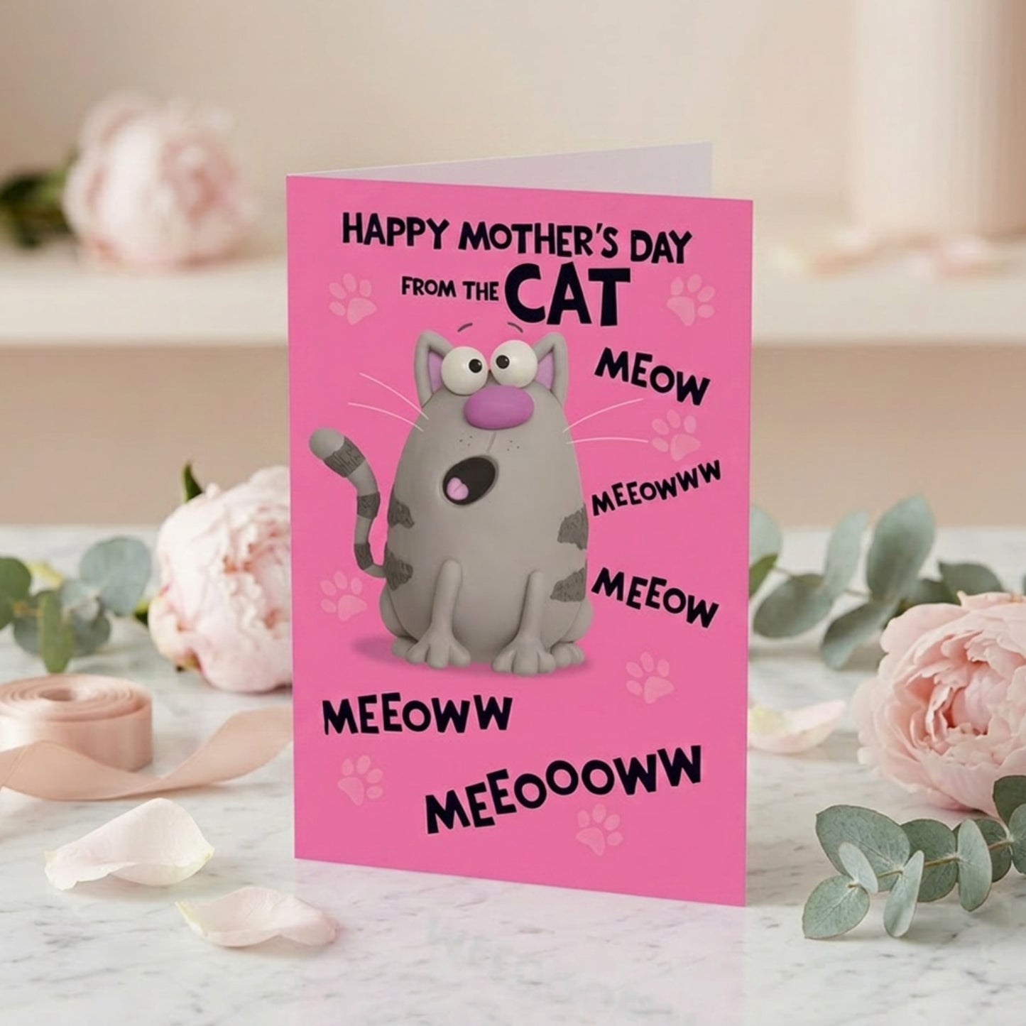 Happy Mother's Day From The Cat Card
