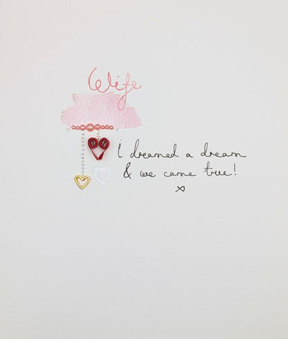 Wife I Dreamed A Dream Valentine's Day Card
