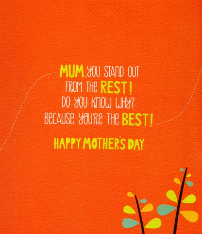 My Mum Is The Best Elephant Mother's Day Card