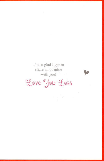 One I Love Kitten and Puppy Cute Valentine's Day Card