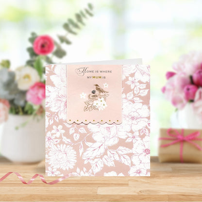 Home Is Where My Mum Is Happy Mother's Day Card