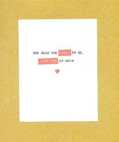 My Sweet Valentine Embellished Valentine's Day Card