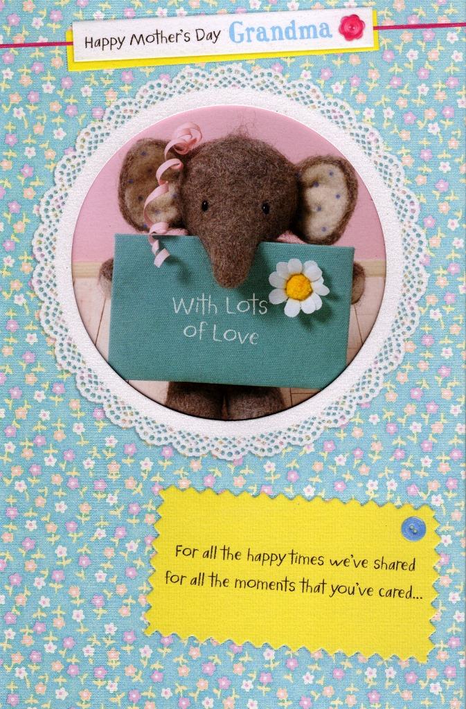 Elliot & Buttons Grandma Mother's Day Card