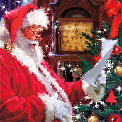 Box of 16 Father Christmas Samaritans Charity Christmas Cards