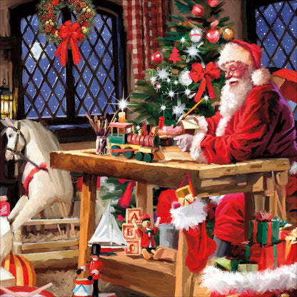 Box of 16 Father Christmas Samaritans Charity Christmas Cards