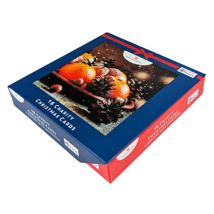 Box of 16 Festive Foods in Aid Of Mind Charity Christmas Cards