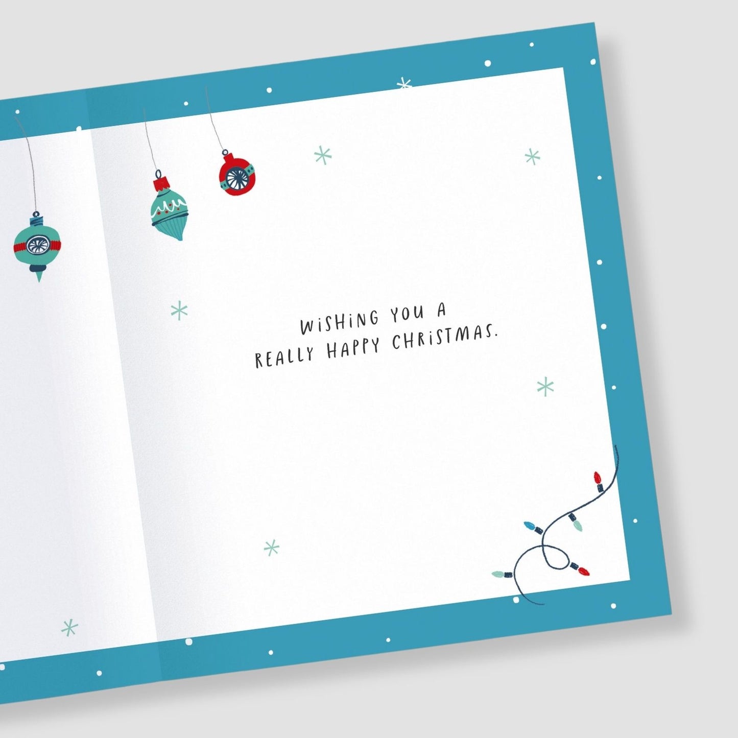 Grandson Christmas Card Merry Christmas Foiled Reindeer Antlers Xmas Greetings