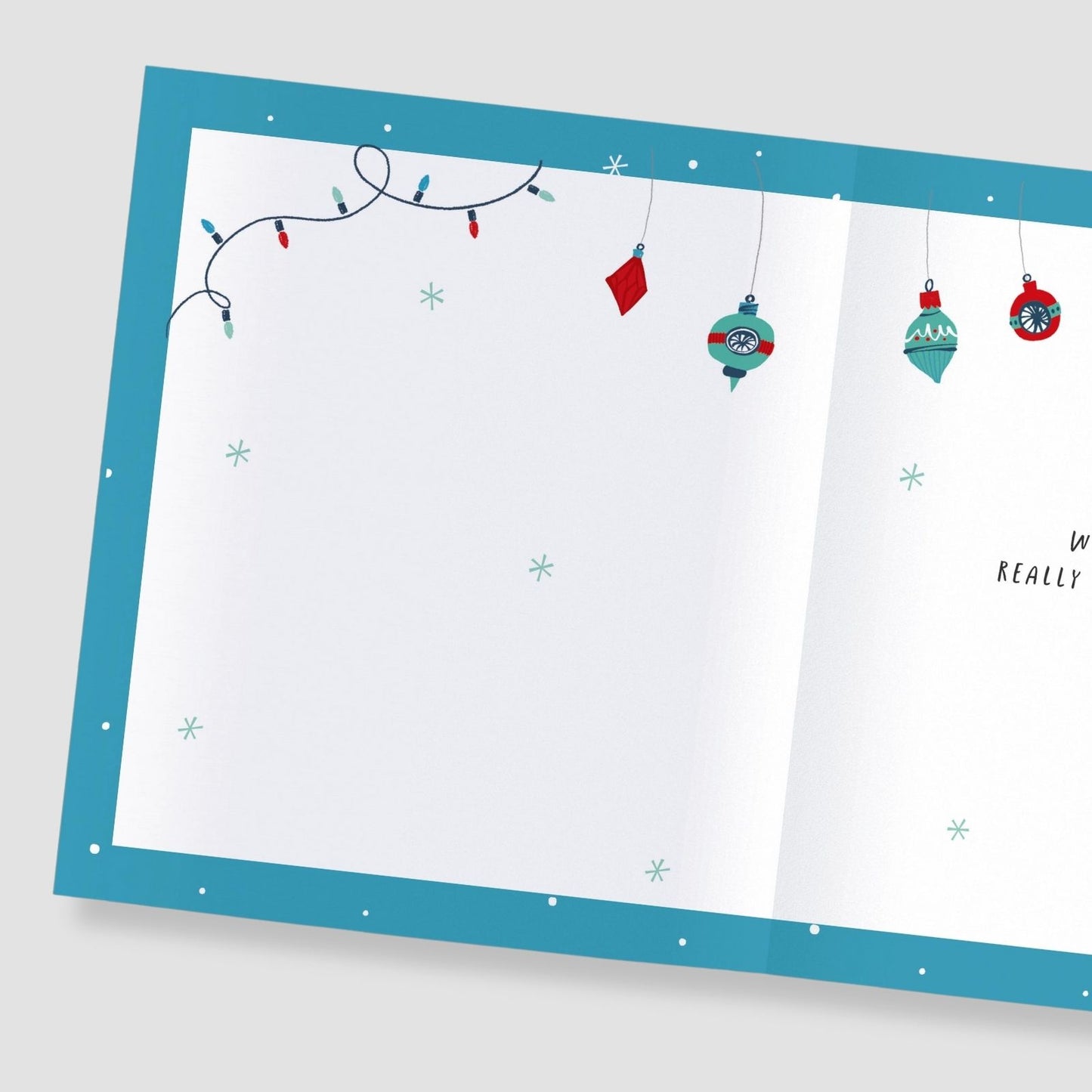 Grandson Christmas Card Merry Christmas Foiled Reindeer Antlers Xmas Greetings