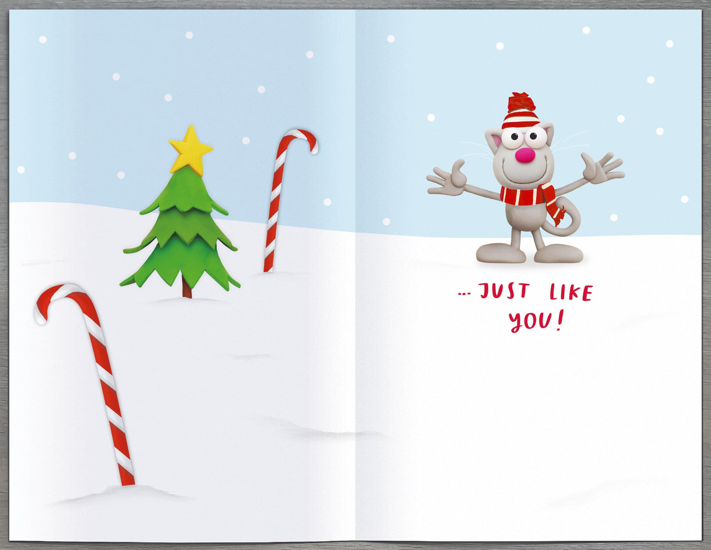 Crackers Extra-Special Granddaughter Funny Cat Christmas Greeting Card