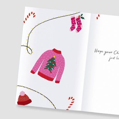 Goddaughter Christmas Card Merry Christmas Festive Celebration Xmas Greetings