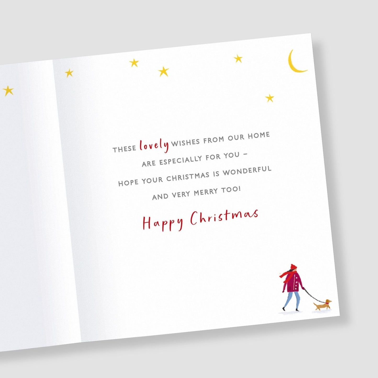 From Our House To Yours Christmas Card Magical Neighbours Xmas Greetings